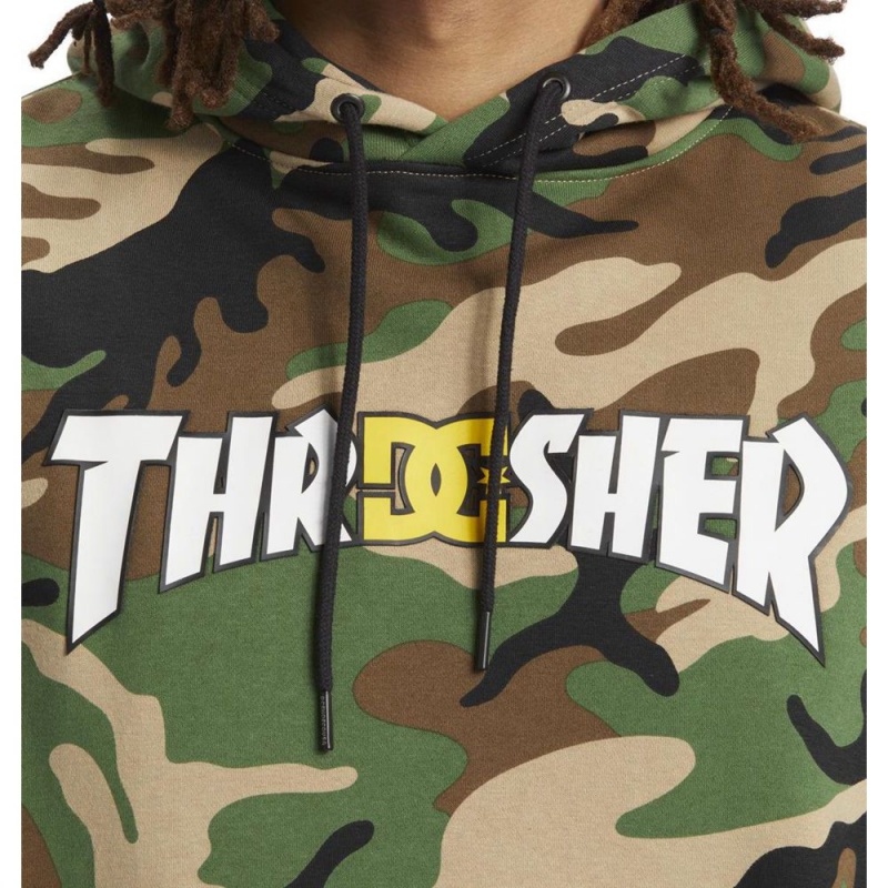 Sweat a Capuche DC Shoes Thrasher PH Camouflage Homme | SAU-6316110