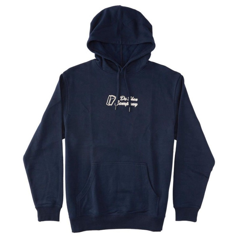 Sweat a Capuche DC Shoes Big Willys Bleu Marine Homme | AHI-1383122