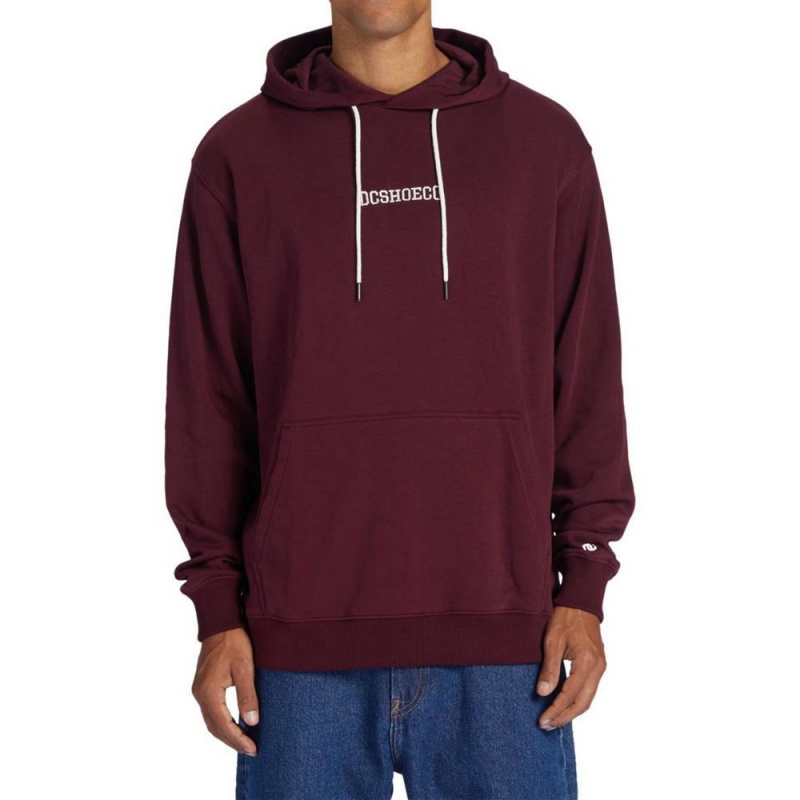 Sweat a Capuche DC Shoes Baseline PH Bordeaux Homme | LAT-2018304