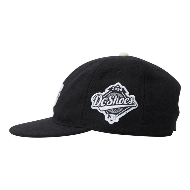 Chapeau DC Shoes World Champ Baseball Noir Homme | UAM-9277682