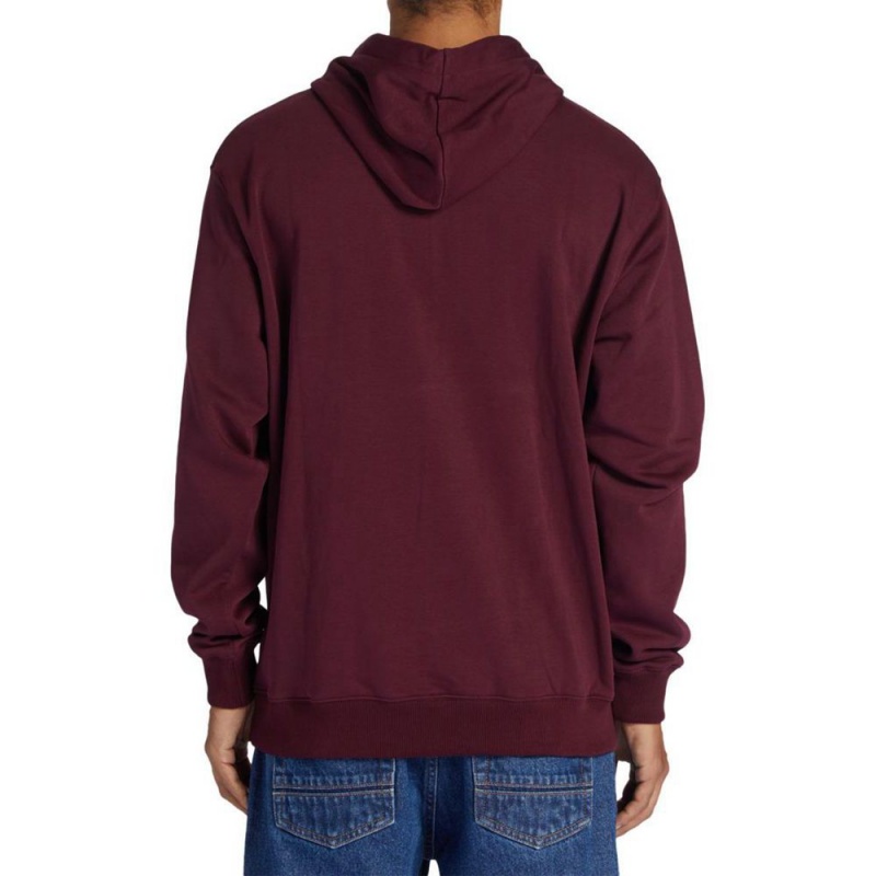 Sweat a Capuche DC Shoes Baseline PH Bordeaux Homme | LAT-2018304