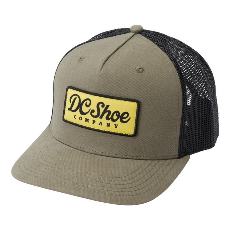 Chapeau DC Shoes Happy Hour Trucker Vert Homme | EGA-2682256