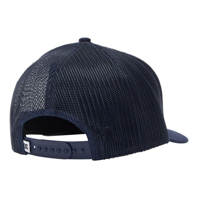 Chapeau DC Shoes Garage Trucker Bleu Marine Homme | GKH-0946500