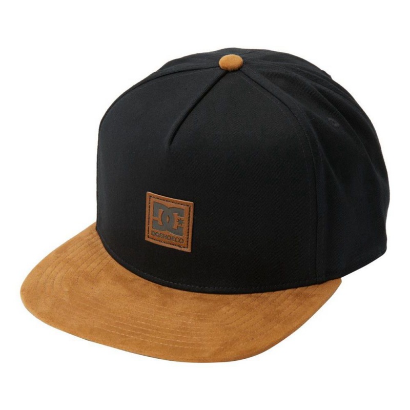 Chapeau DC Shoes Brackers Snapback Noir Homme | QGQ-0659336