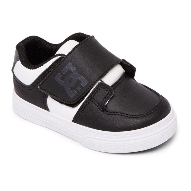 Chaussure DC Shoes Pure V Noir Blanche Enfant | OHL-5212313