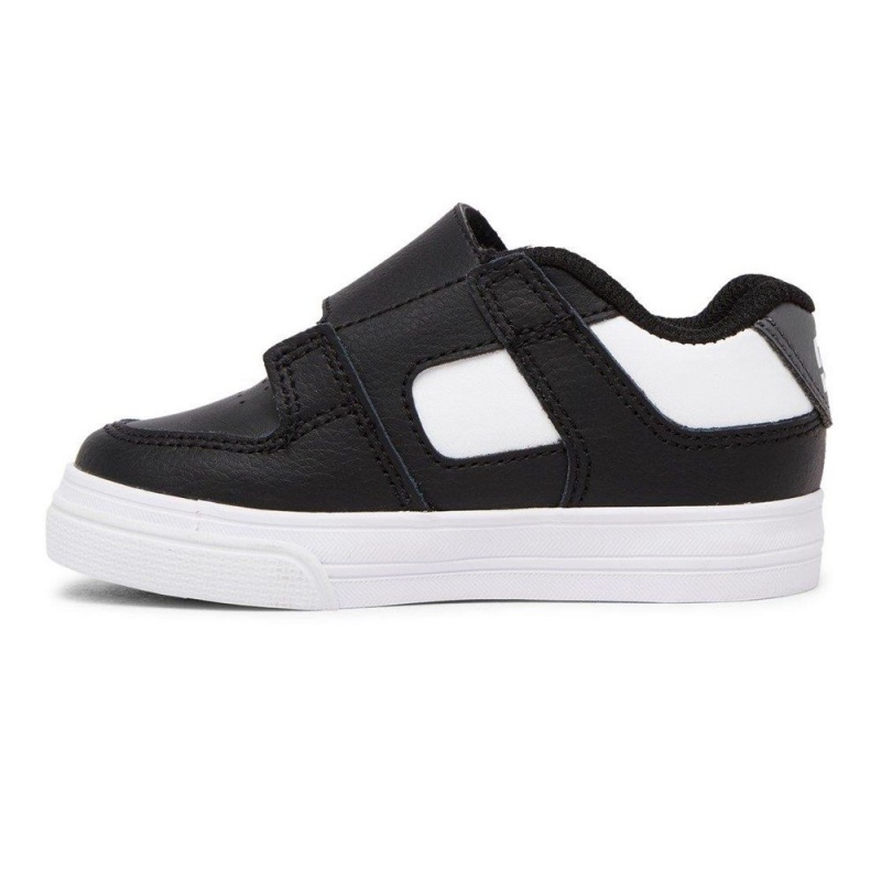 Chaussure DC Shoes Pure V Noir Blanche Enfant | OHL-5212313