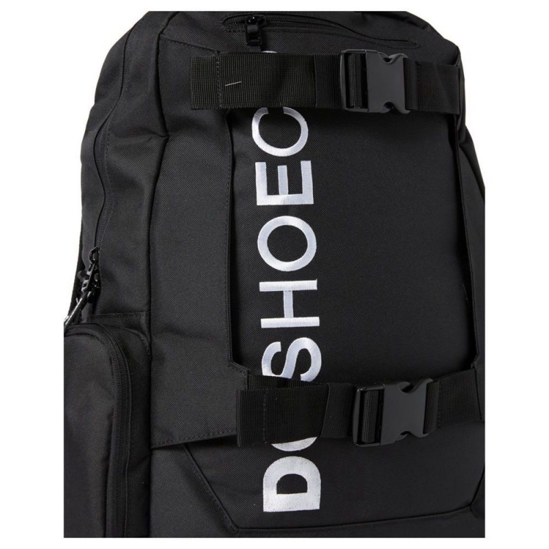 Sac a Dos DC Shoes Chalkers 28L Large Skate Noir Homme | HED-0090988