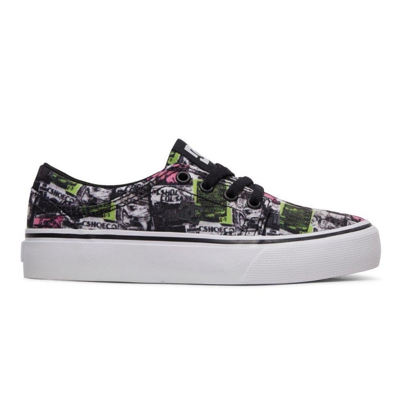 Chaussure DC Shoes Trase TX SE Grise Multicolore Enfant | LLM-1614719