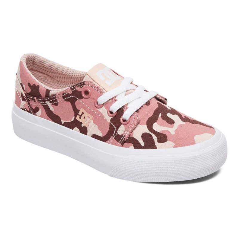 Chaussure DC Shoes Trase TX SE Rose Camouflage Enfant | DAR-4700600