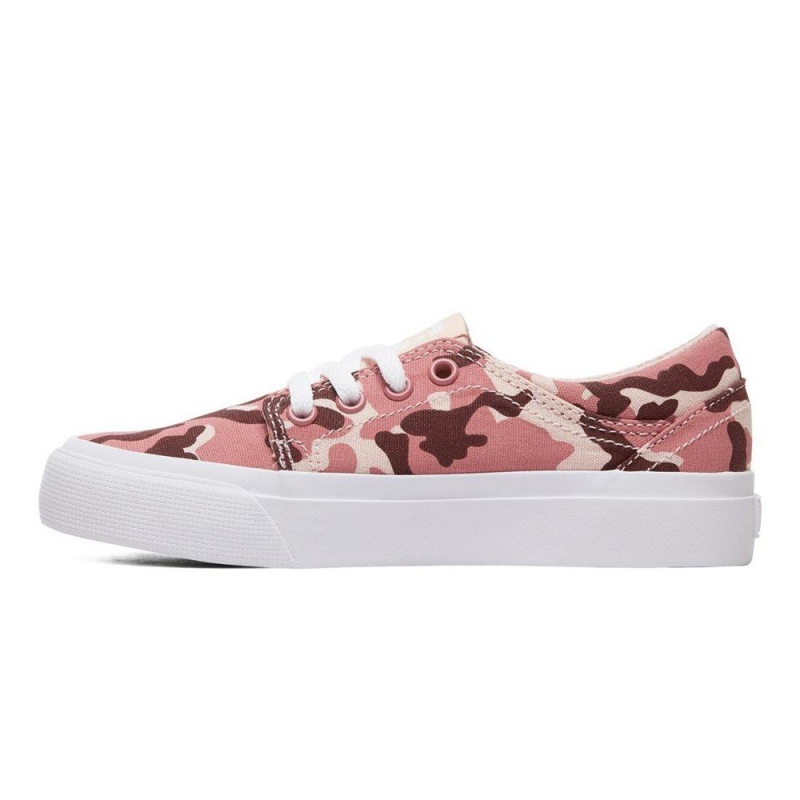 Chaussure DC Shoes Trase TX SE Rose Camouflage Enfant | DAR-4700600