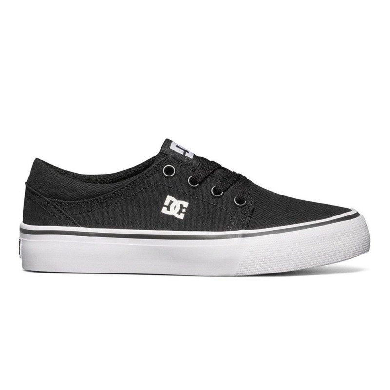 Chaussure DC Shoes Trase TX Noir Blanche Enfant | SDI-6566660