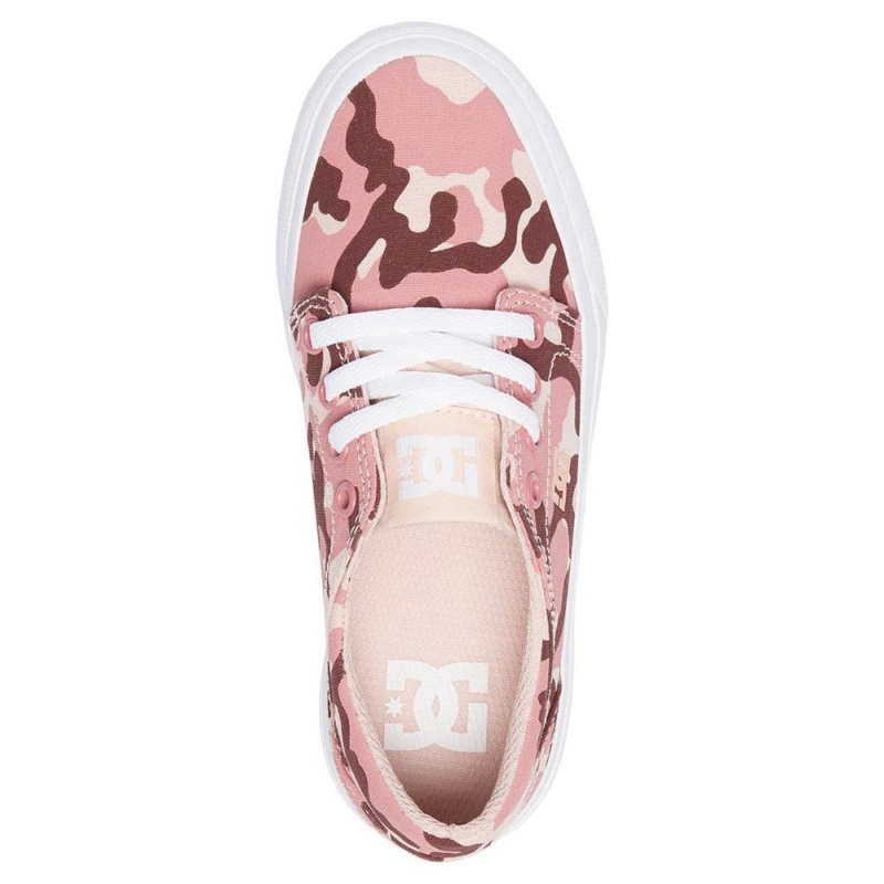 Chaussure DC Shoes Trase TX SE Rose Camouflage Enfant | DAR-4700600