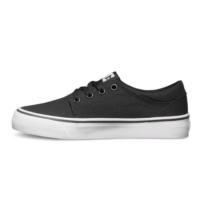 Chaussure DC Shoes Trase TX Noir Blanche Enfant | SDI-6566660