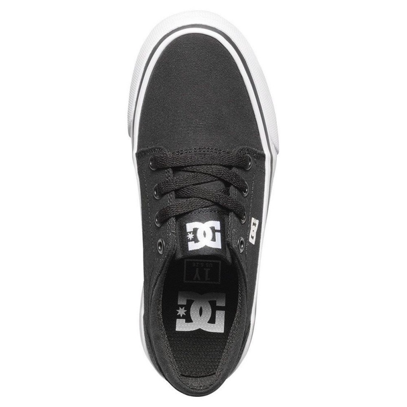 Chaussure DC Shoes Trase TX Noir Blanche Enfant | SDI-6566660