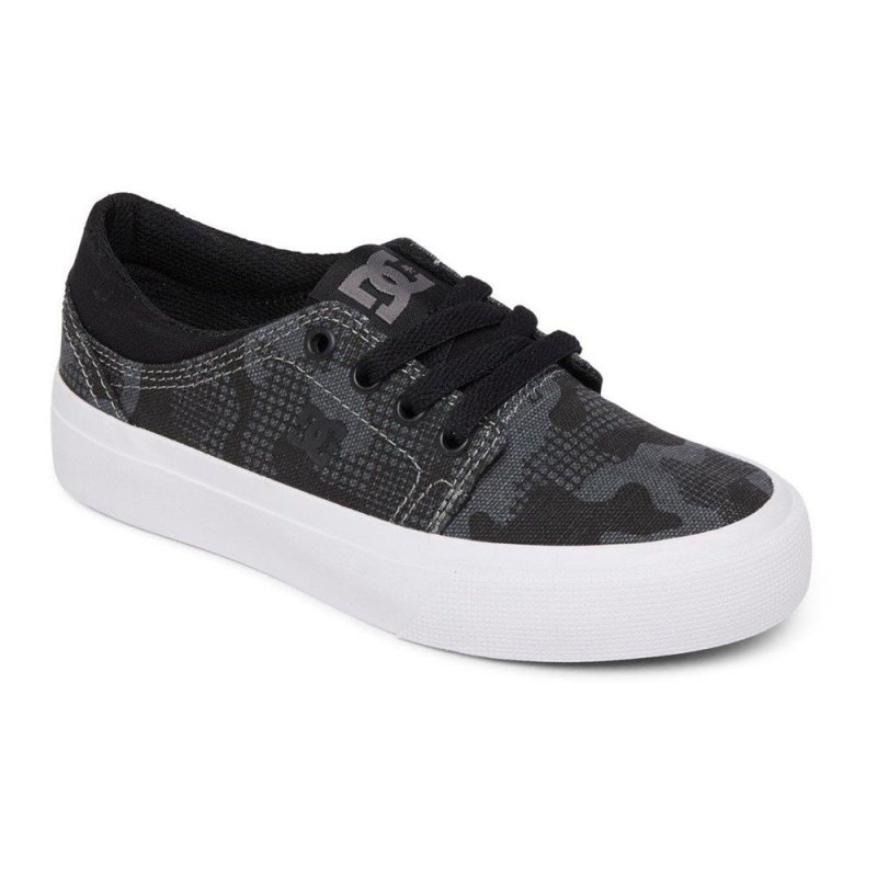 Chaussure DC Shoes Trase Noir Camouflage Enfant | AKQ-4985226