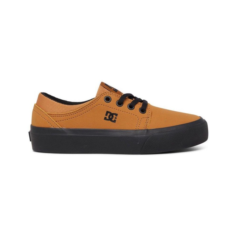 Chaussure DC Shoes Trase Marron Noir Enfant | LUV-6334834