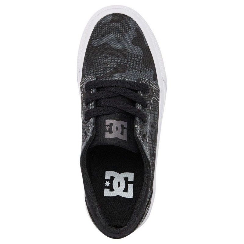 Chaussure DC Shoes Trase Noir Camouflage Enfant | AKQ-4985226