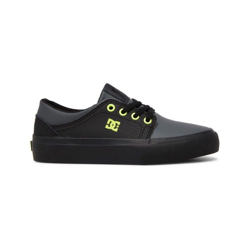 Chaussure DC Shoes Trase Noir Grise Enfant | NOE-5352458