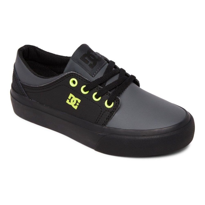 Chaussure DC Shoes Trase Noir Grise Enfant | NOE-5352458