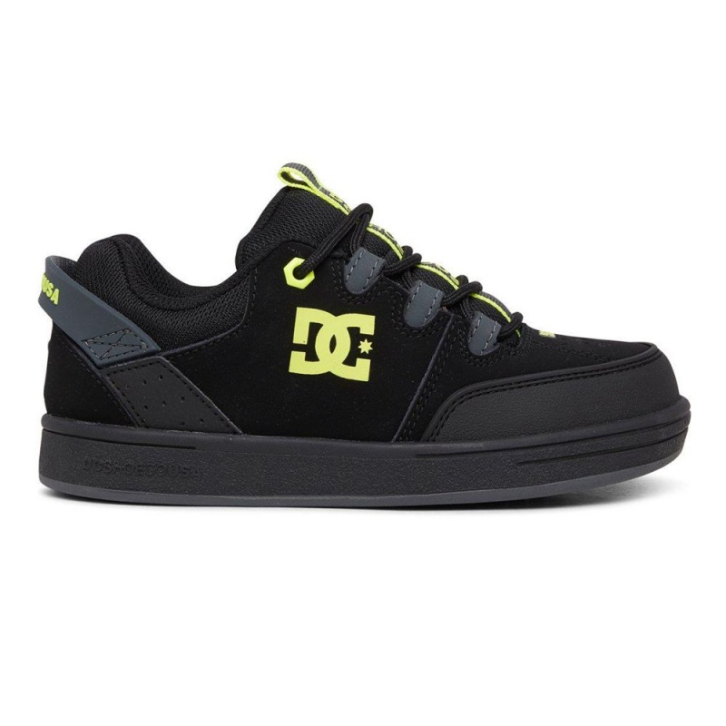 Chaussure DC Shoes Syntax Noir Jaune Enfant | KWT-4776585