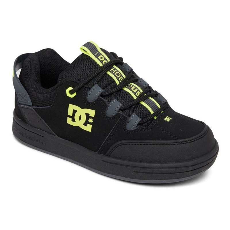 Chaussure DC Shoes Syntax Noir Jaune Enfant | KWT-4776585