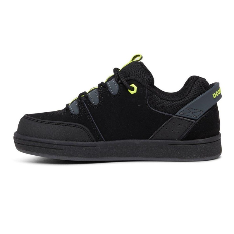 Chaussure DC Shoes Syntax Noir Jaune Enfant | KWT-4776585