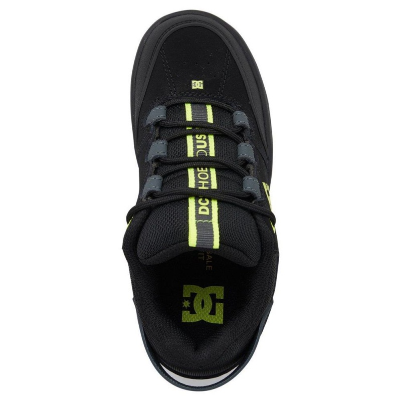 Chaussure DC Shoes Syntax Noir Jaune Enfant | KWT-4776585