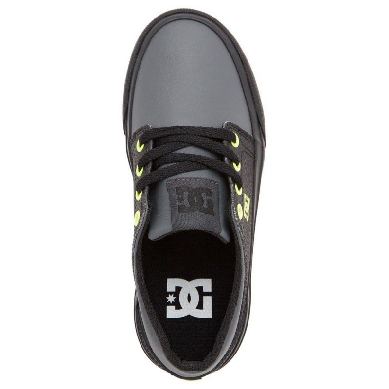 Chaussure DC Shoes Trase Noir Grise Enfant | NOE-5352458