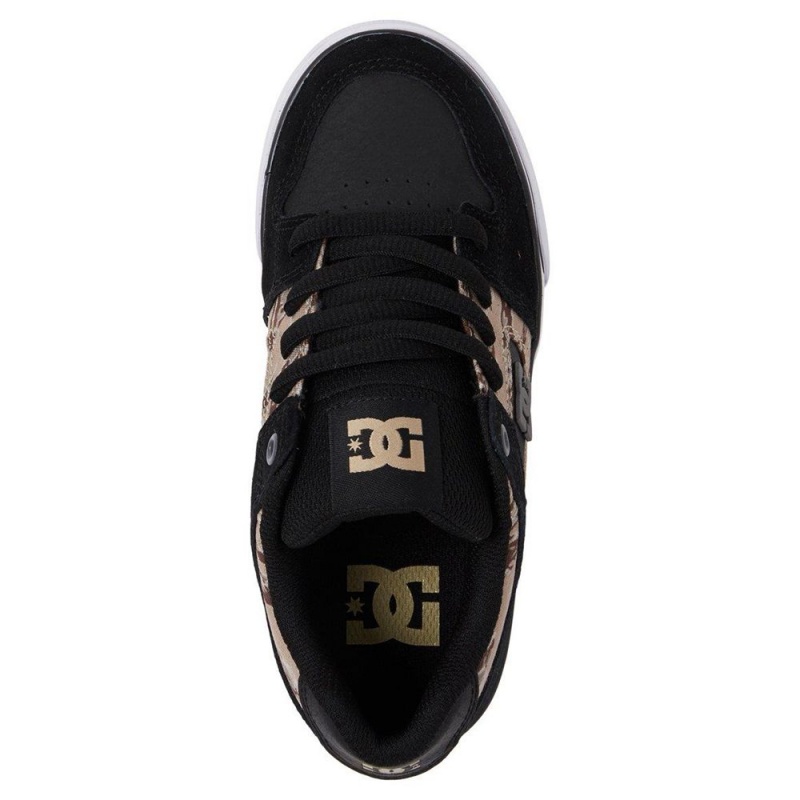 Chaussure DC Shoes Pure SE Noir Camouflage Enfant | YYU-7035793