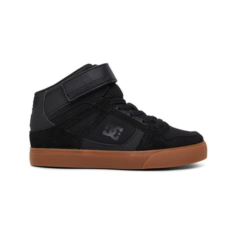 Chaussure DC Shoes Pure High EV High-Top Noir Marron Enfant | MQI-0508220