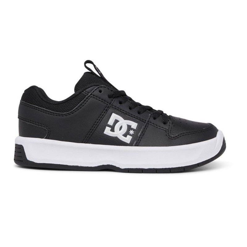 Chaussure DC Shoes Lynx Zero Cuir Noir Blanche Enfant | CYD-4980938