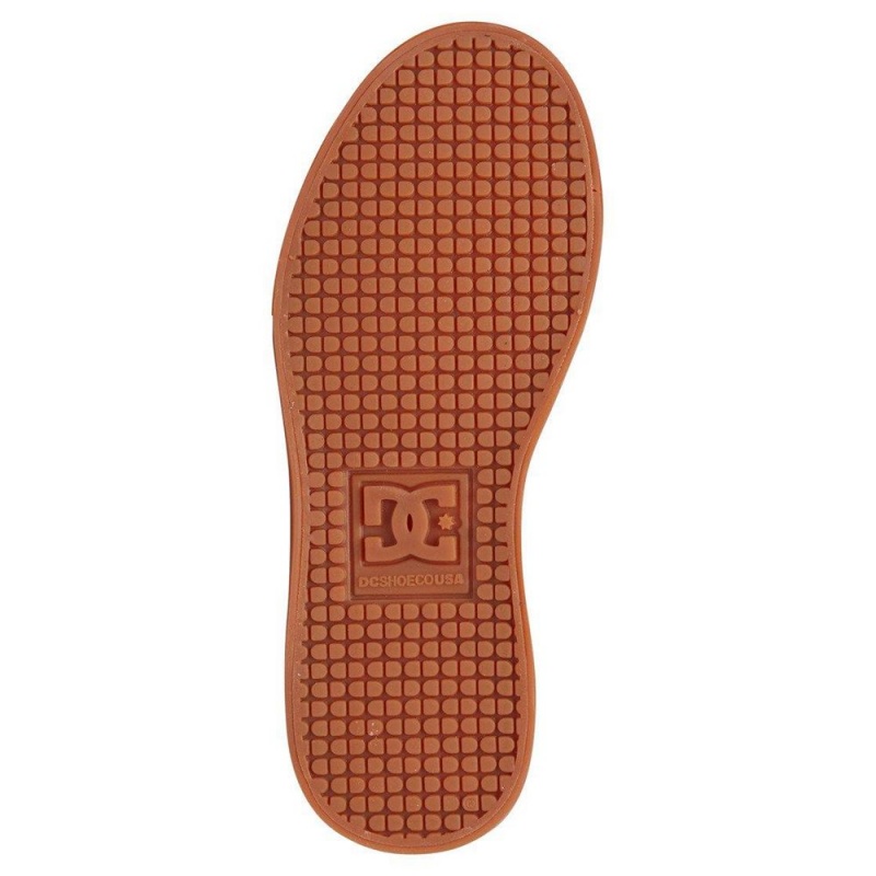 Chaussure DC Shoes Pure Elastic Marron Noir Enfant | RUC-6220970