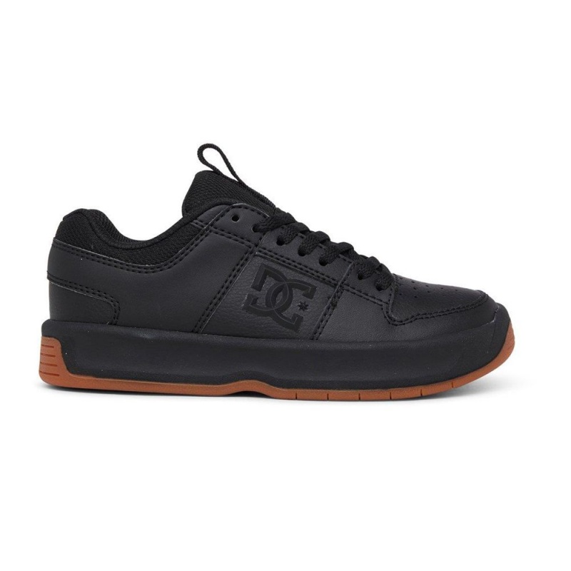 Chaussure DC Shoes Lynx Zero Cuir Noir Enfant | THI-9118030