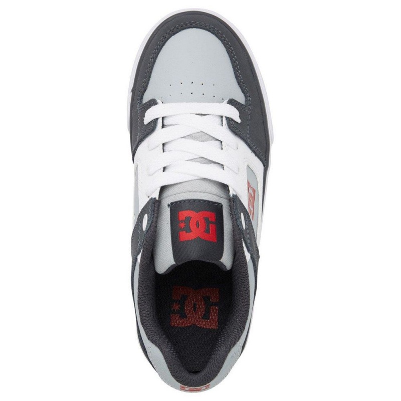 Chaussure DC Shoes Pure Noir Grise Enfant | DDW-7325789