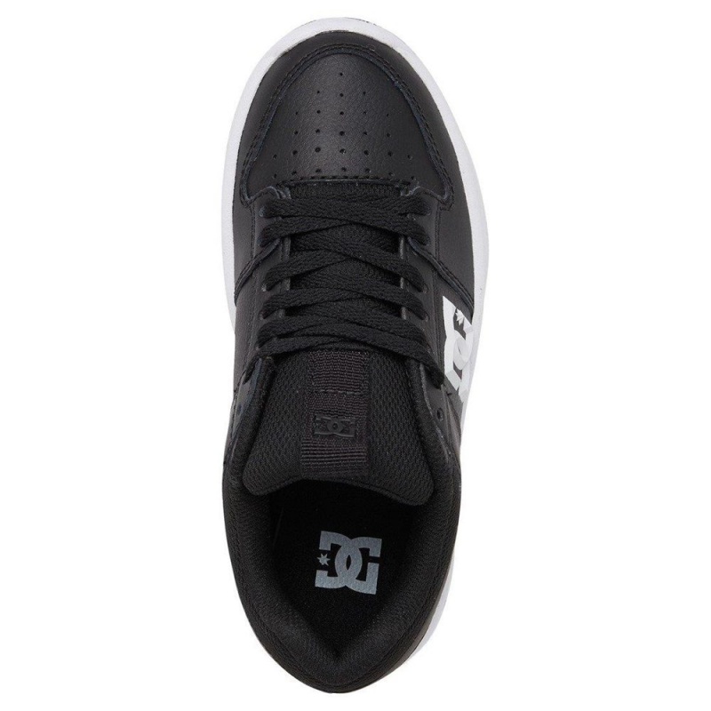 Chaussure DC Shoes Lynx Zero Cuir Noir Blanche Enfant | CYD-4980938