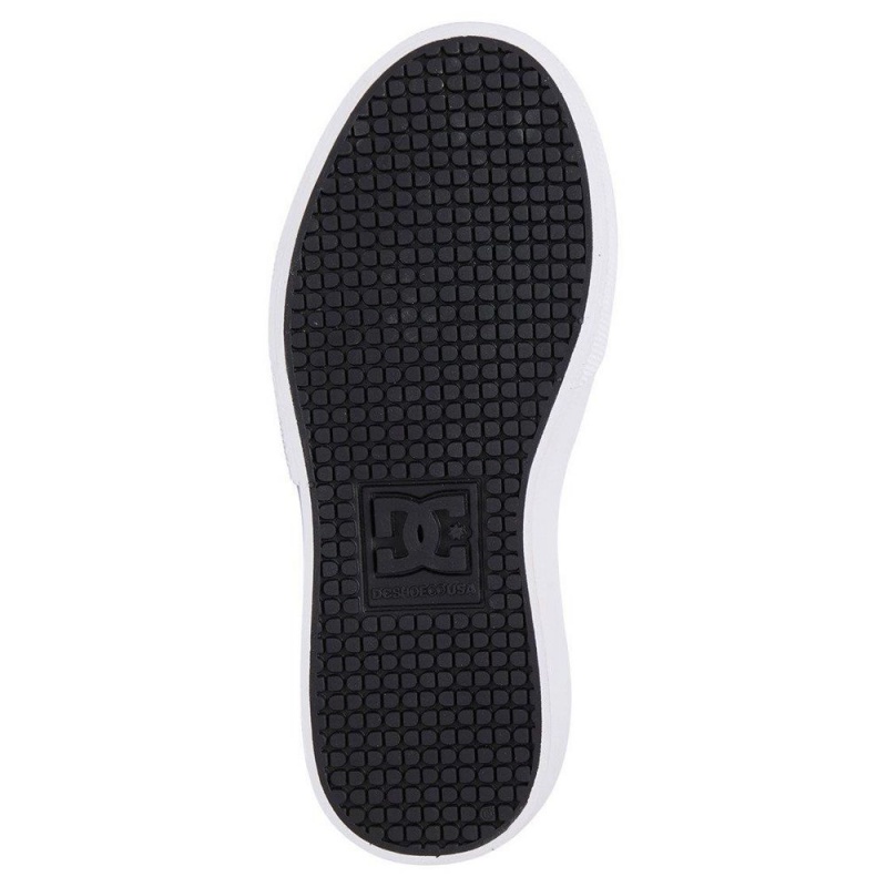 Chaussure DC Shoes Kalis Vulc Noir Blanche Enfant | IKX-6616030