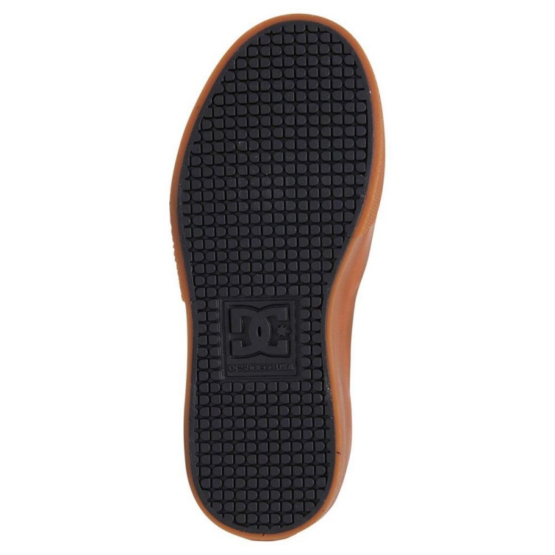 Chaussure DC Shoes Kalis Vulc Noir Marron Enfant | UQU-0719199