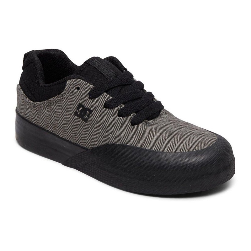 Chaussure DC Shoes Infinite TX Grise Noir Enfant | SYE-8413151