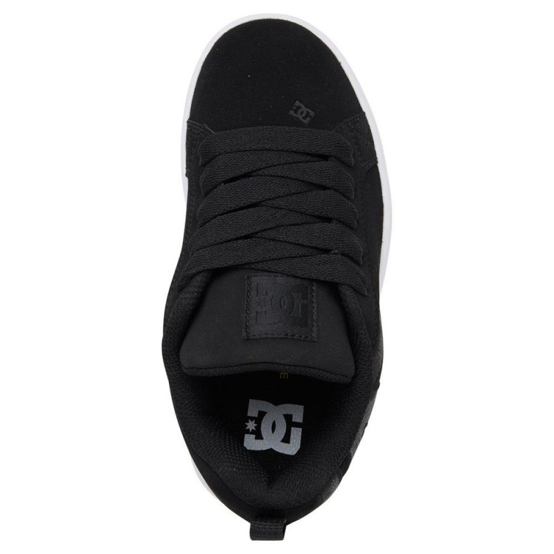 Chaussure DC Shoes Court Graffik Noir Grise Enfant | RRG-6010056