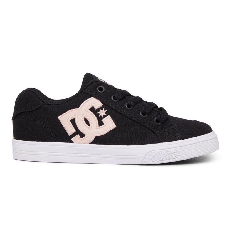 Chaussure DC Shoes Chelsea Noir Rose Enfant | IZW-9923680