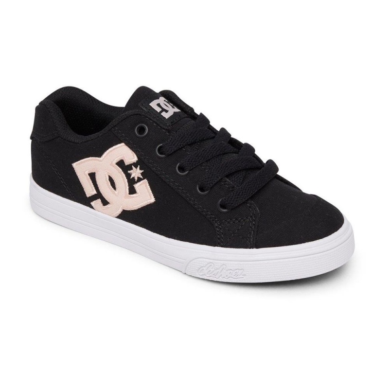 Chaussure DC Shoes Chelsea Noir Rose Enfant | IZW-9923680