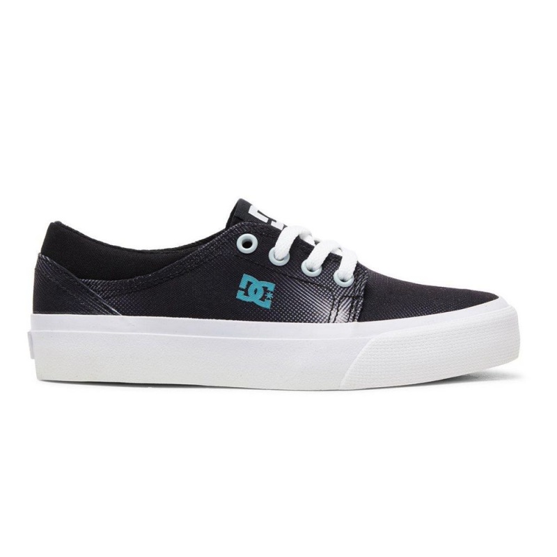 Chaussure DC Shoes Trase TX SE Noir Blanche Enfant | KSS-5699175