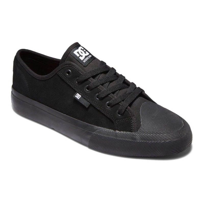 Chaussure DC Shoes Manual S Daim Noir Homme | PTQ-6489519