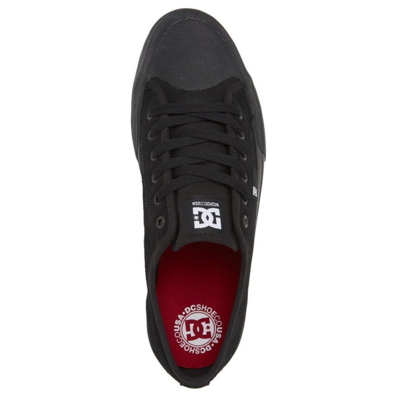 Chaussure DC Shoes Manual S Daim Noir Homme | PTQ-6489519